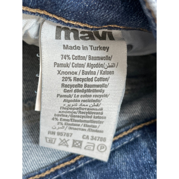 Mavi Molly Women's Blue Classic Mid Rise Flared Bootcut Denim Jeans Size 25x30