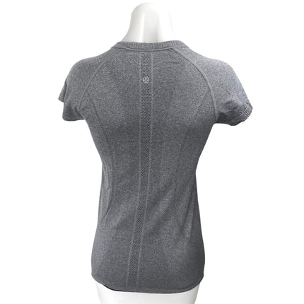 Lululemon Swiftly Tech Women's Gray Sculpt Knit Short Sleeve Tee T-Shirt Top 6