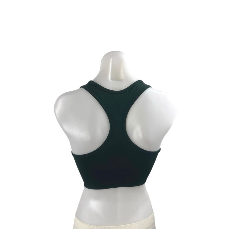 YPB Green Racerback Sleeveless Yoga Athletic Activewear Tank Sports Bra Top XXS