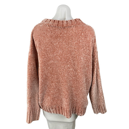 Sanctuary Women's Coral Long Sleeve Round Neck Knit Pullover Sweater Top Size M