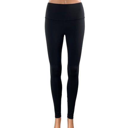 Lululemon Women's Black High Rise Yoga Workout Athletic Leggings Pants Size S