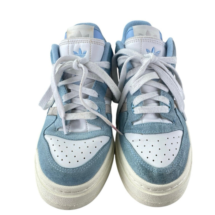 Adidas Forum XLG Women's Blue Suede Lace Up Low Top Platform Sneakers Shoes Sz 7