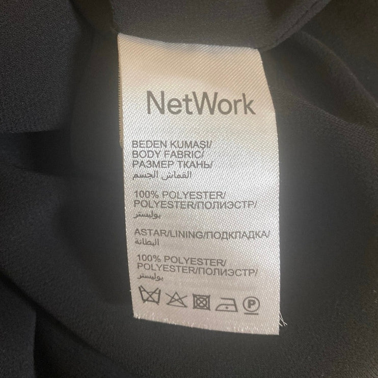 NetWork Women's Black Sleeveless Scoop Neck Cami Camisole Tank Top Size XS