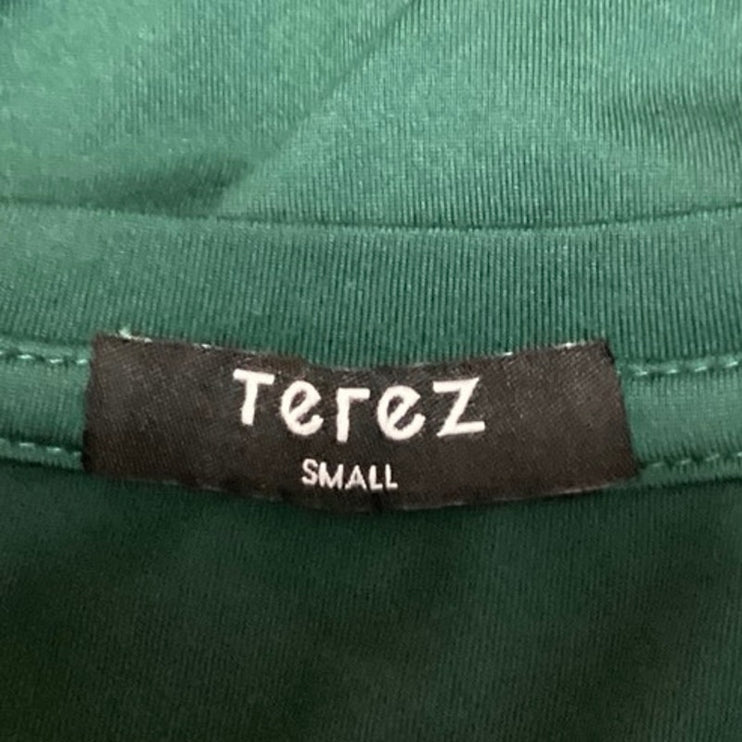 Terez Green Crew Neck Sleeveless Pullover Activewear Muscle Shirt Tank Top Sz S