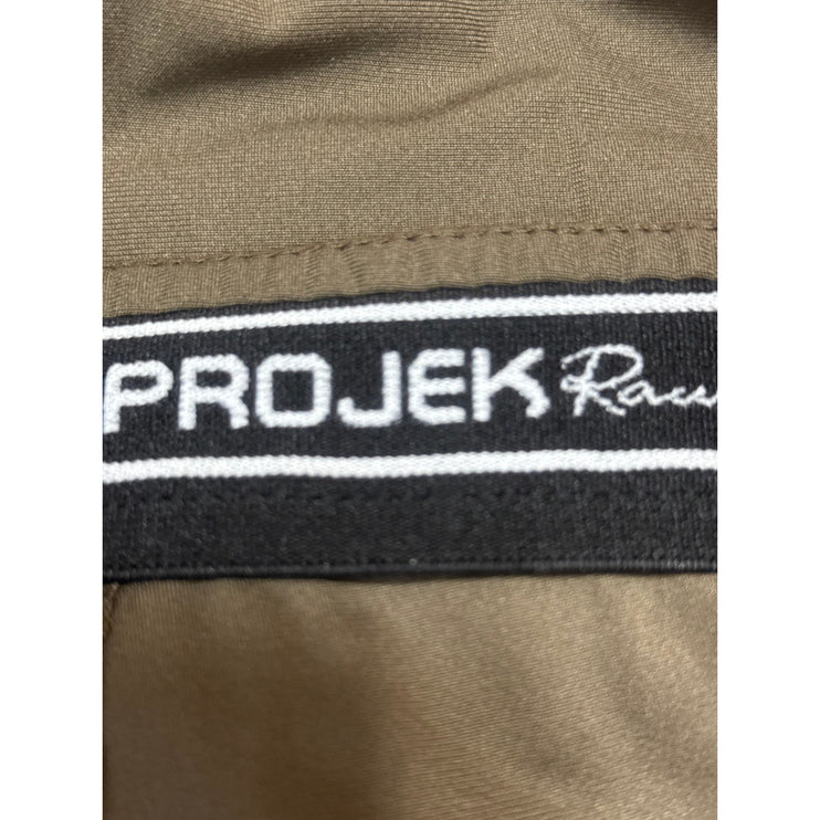 Project Raw Men's Green High Rise Tapered Track Jogger Trousers Sweat Pants Sz L