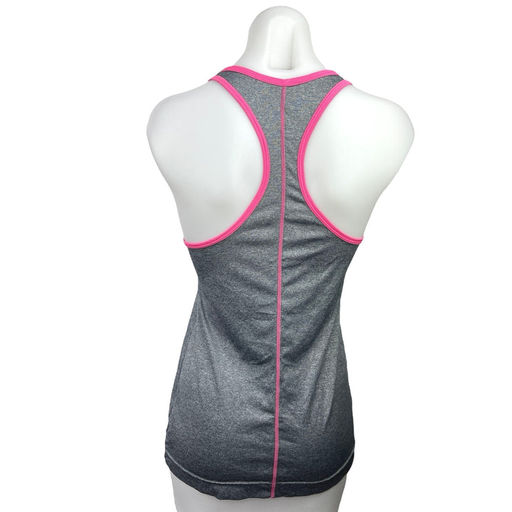 C9 By Champion Gray Heathered Racer Back Loose Activewear Sports Cami Tank Top S