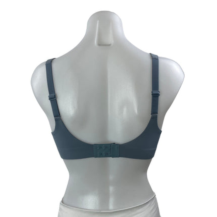 Lululemon Women's Blue Scoop Neck Yoga Athletic Sports Bra Crop Top Size 6 A/B