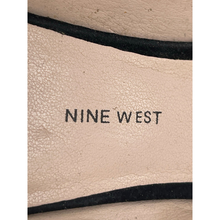 Nine West Love Black Pointed Toe Stiletto Heels Fury Sequins Pump Shoes Size 8.5