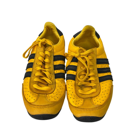 Adidas Originals Japan Women's Yellow Black Lace Up Low Top Sneakers Shoes 10