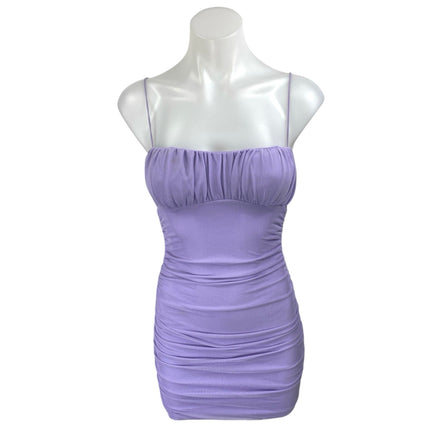 Princess Polly Purple Lilac Sleeveless Cami Camisole Tank Mini Bodycon Dress 2
