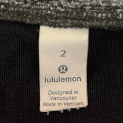 Lululemon Black Heather Swiftly Tech Long Sleeve Full Zip Athletic Jacket Top 2
