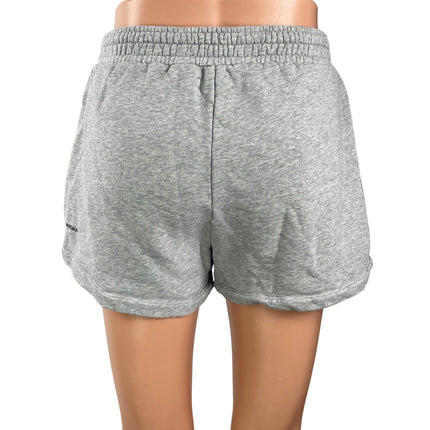 Pangaia Womens Gray High Rise Organic Cotton Pull On Lounge Mini Sweat Shorts XS
