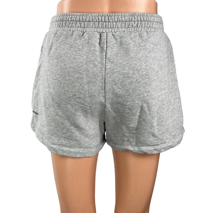 Pangaia Womens Gray High Rise Organic Cotton Pull On Lounge Mini Sweat Shorts XS
