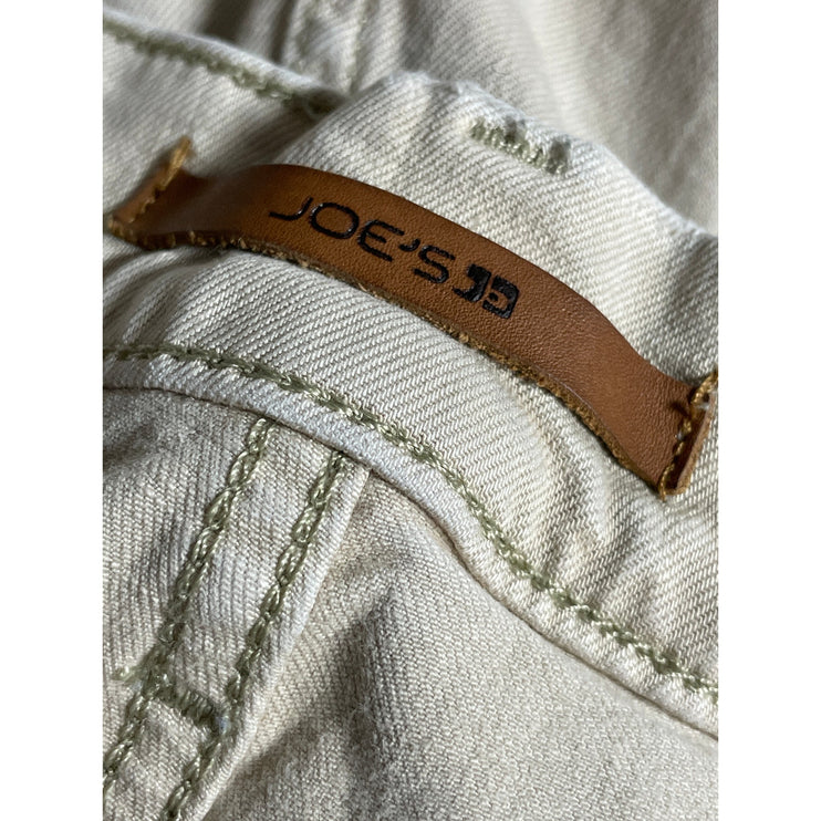 Joe's Mens Beige High Rise Slim Chino Khaki Skinny Straight Denim Jeans Pants 33