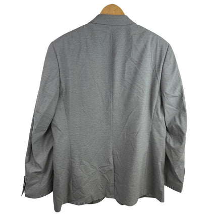 Perry Ellis Men's Gray Slim Fit Stretch Notch Lapel Two Button Suit Jacket 44S