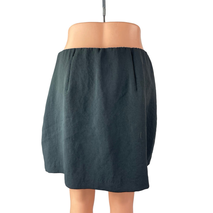 Abercrombie & Fitch Women's Black High Waisted Straight Mini Skirt Skort Size M
