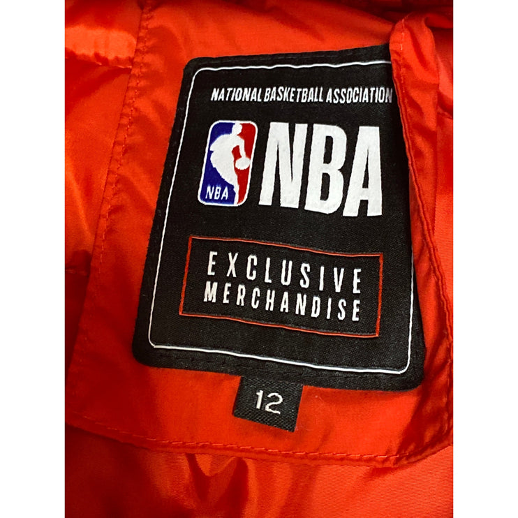 NBA Chicago Bulls Red  Double Dribble Reversible Packable Puffer Coat Jacket 12
