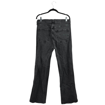 Gap Vintage Flare Women's Black High Rise Straight Leg Denim Jeans Pants Size 32