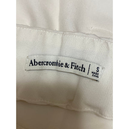 Abercrombie & Fitch Women's White Pull On High Waist A Line Mini Skirt Size S