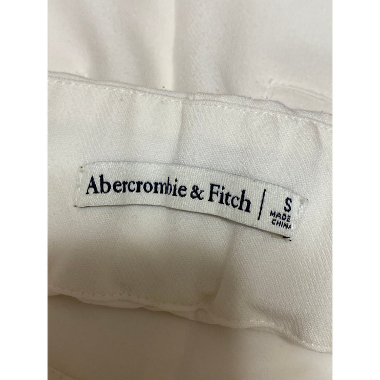 Abercrombie & Fitch Women's White Pull On High Waist A Line Mini Skirt Size S