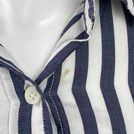 Alex Mill Men's Blue White Striped Pocket Long Sleeve Button Down Shirt Top Sz S