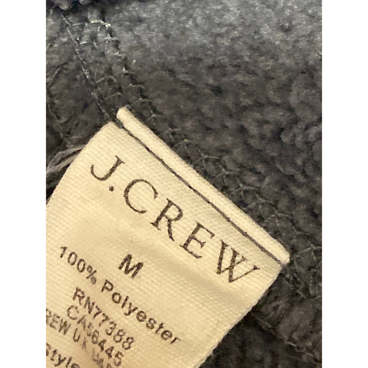 J.Crew Men's Gray Half Zip High Neck Long Sleeve Sweatshirt Sweater Top Size M