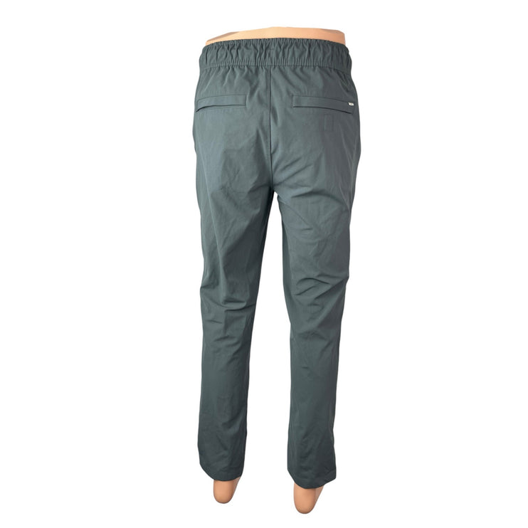 Vuori Men's Gray High Rise Tapered Athletic Activewear Trousers Jogger Pants M