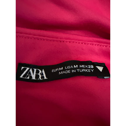 Zara Women's Pink Sleeveless Round Neck Cami Camisole Tank Bodysuit Top Size M