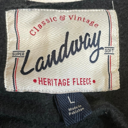 Landway Rockridge Mens Black Logo Mock Neck Long Sleeve Sweater Sweatshirt Top L