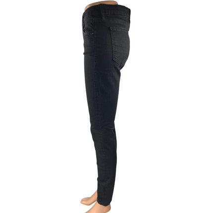 Mother The Looker Women's Black High Waisted Skinny Denim Jeans Pants Size 28