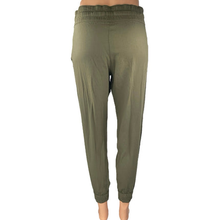 Aritzia Sunday Best Women's Green High Rise Tapered Trousers Jogger Pants Sz XXS