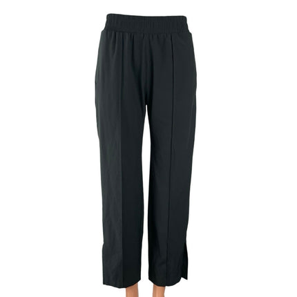 Abercrombie & Fitch Women's Black High Rise Pull On Wide Leg Trousers Pants XXS