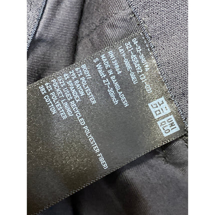 Uniqlo Men's Gray High Rise Slim Fit Straight Leg Trousers Dress Pants Size M