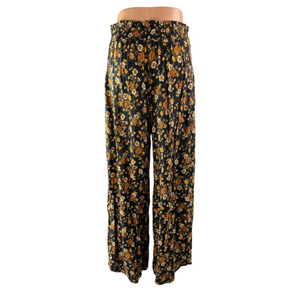 Urban Outfitters Multicolor Floral High Waist Palazzo Wide Leg Trousers Pants S