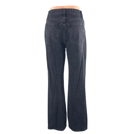 Abercrombie & Fitch The 90s Relaxed High Rise Curve Love Black Denim Jeans Sz 26