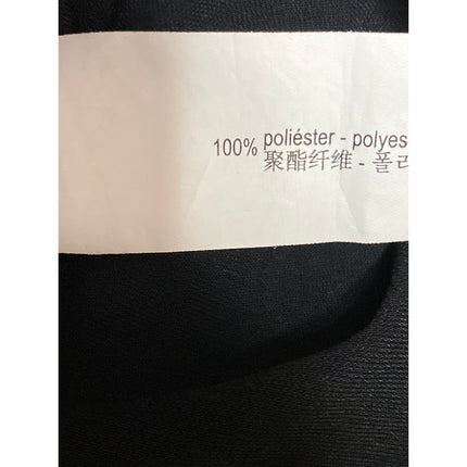 Zara Women's Black Collared Ruched Cinched Tie Long Sleeve Shirt Blouse Top Sz M