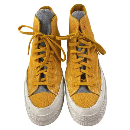 Converse Chuck Taylor 70 Renew Men's Safron Yellow High Top Sneakers Shoes 8.5