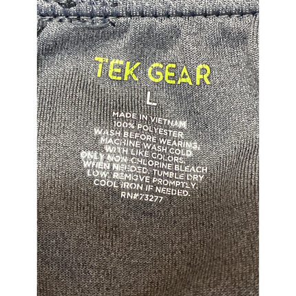 Tek Gear Men's Gray Drawstring Tapered Hiking Athletic Jogger Sweat Pants Size L