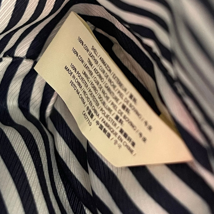 Kate Spade Lincoln Square Garret Leather Colorblock Chain Shoulder Handbag OS