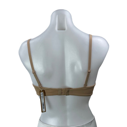 NEW SKIMS Women's Beige Seamless Adjustable Straps Underwire T-shirt Bra Sz 32D