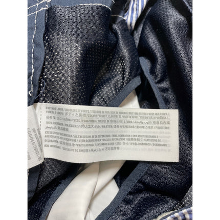 Abercrombie & Fitch Women's Blue White Stripe High Waisted Bermuda Shorts Size S