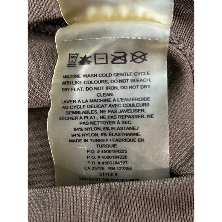 Aritzia Sunday Best Women's Brown Crew Neck Short Sleeve Crop Tee T-shirt Top S