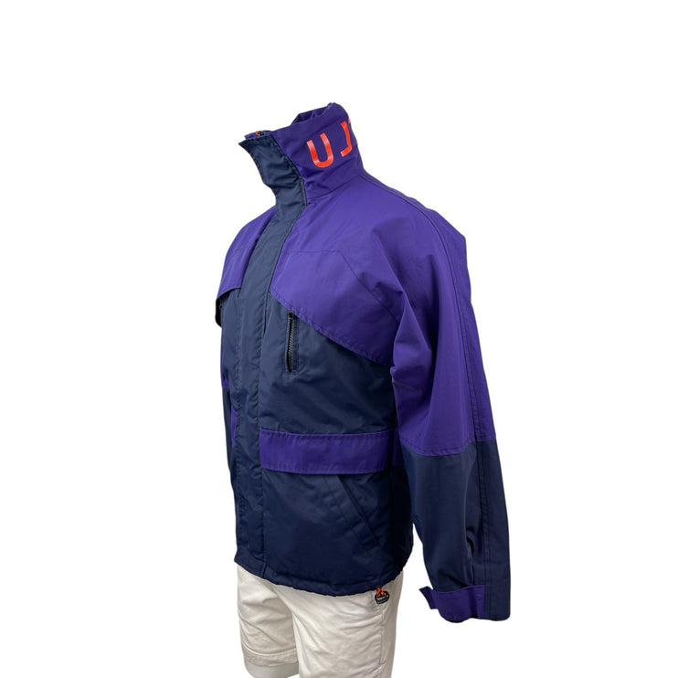 Collusion Men's Purple Colorblock Long Sleeve Parka Snow Ski Jacket Size XXS
