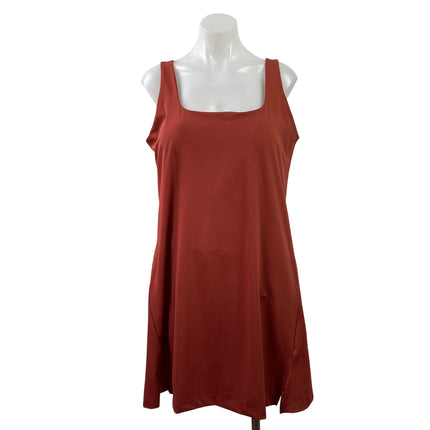 Old Navy Sienna Birch Powersoft Orange Sleeveless Athletic Mini A-Line Dress XL