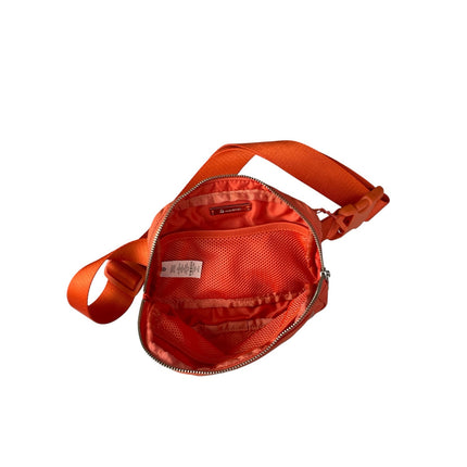 Lululemon Everywhere Belt Bag Orange Pockets Keys Fanny Pack Purse Pouch Handbag