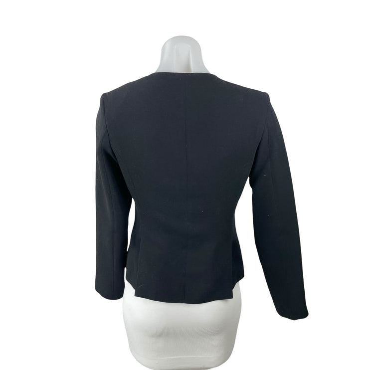 Design Women's Black Long Sleeve Slim Fit Single Breasted Blazer Coat Jacket 4