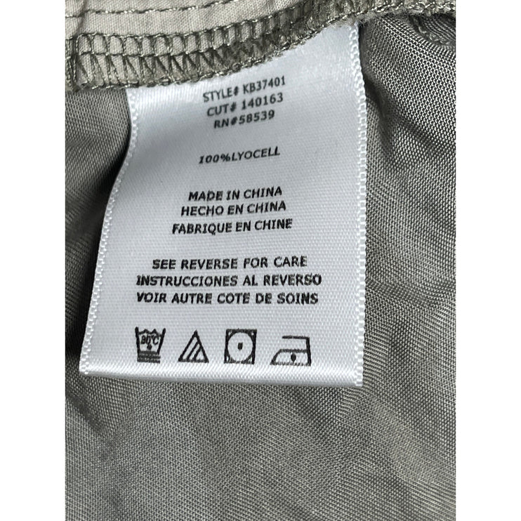 Kut From the Kloth Gray Camo Camouflage Drawstring Athletic Activewear Shorts XS