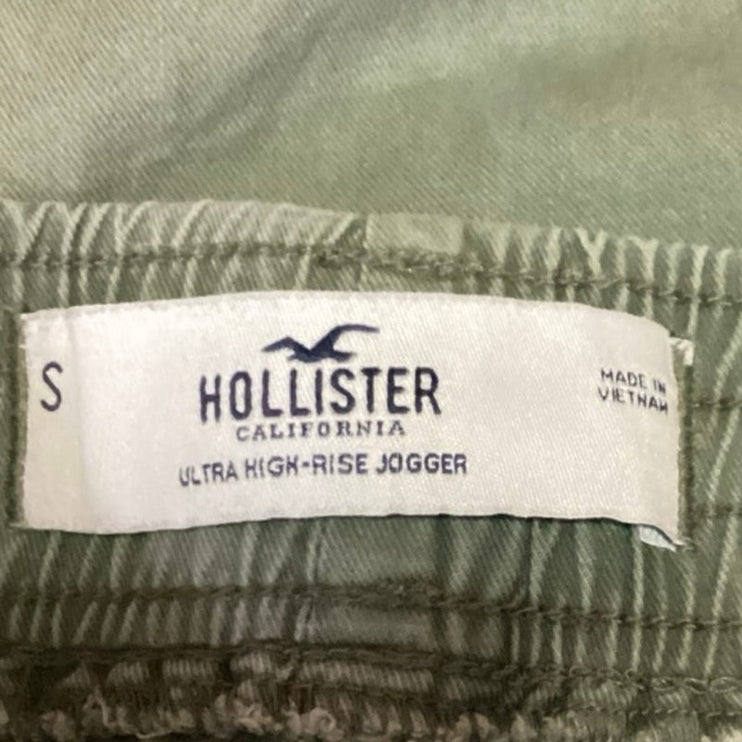 Hollister Sage Green Ultra High Rise Elastic Waist Pull On Jogger Pants Size S