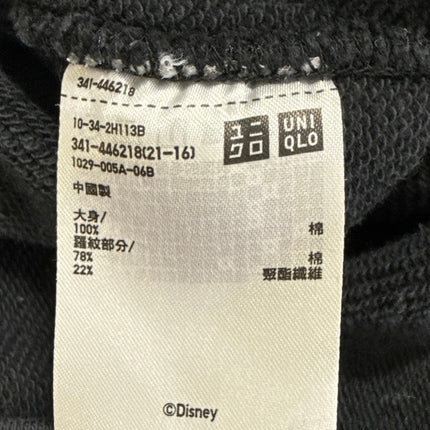 UT Uniqlo x Disney Women's Black Mickey Mouse Pullover Sweatshirt Top Size L