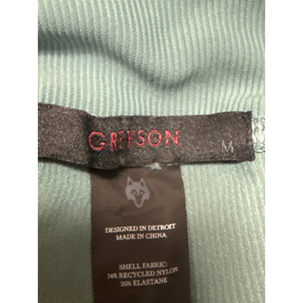 Greyson Women's Green High Rise Drawstring Yoga Athletic Leggings Pants Size M
